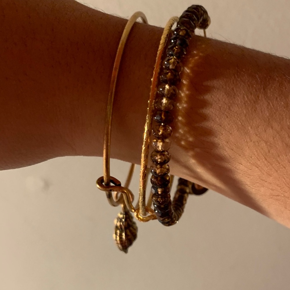 Set of 3 Alex and Ani bracelets